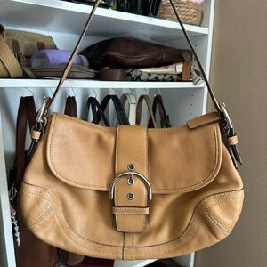 Vintage Y2K Coach Brown Leather Soho shoulder bag